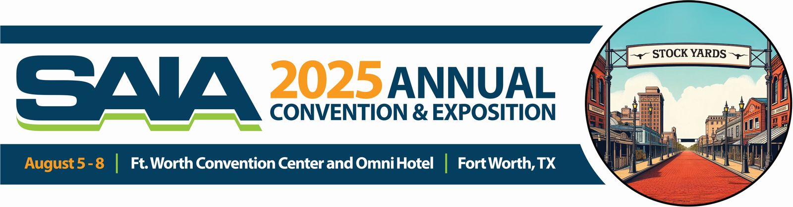 SAIA- 2025 Convention Expo Ft Worth Logo