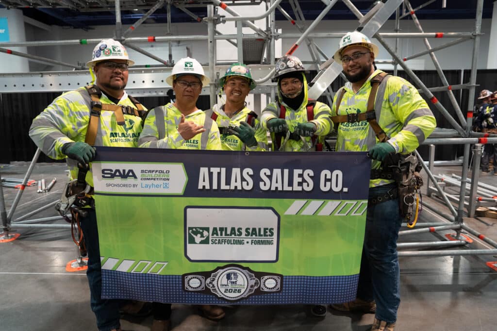 SAIA World of Concrete Scaffold Builders Competition 108