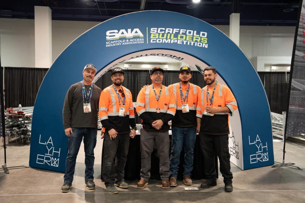 SAIA World of Concrete Scaffold Builders Competition 205