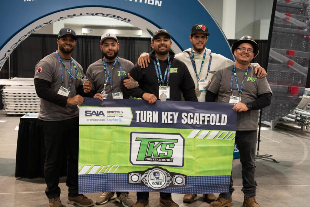 SAIA World of Concrete Scaffold Builders Competition 206